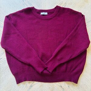 Elodie Sweater Burgundy XL‎ Maroon five pullover chunky sweaters